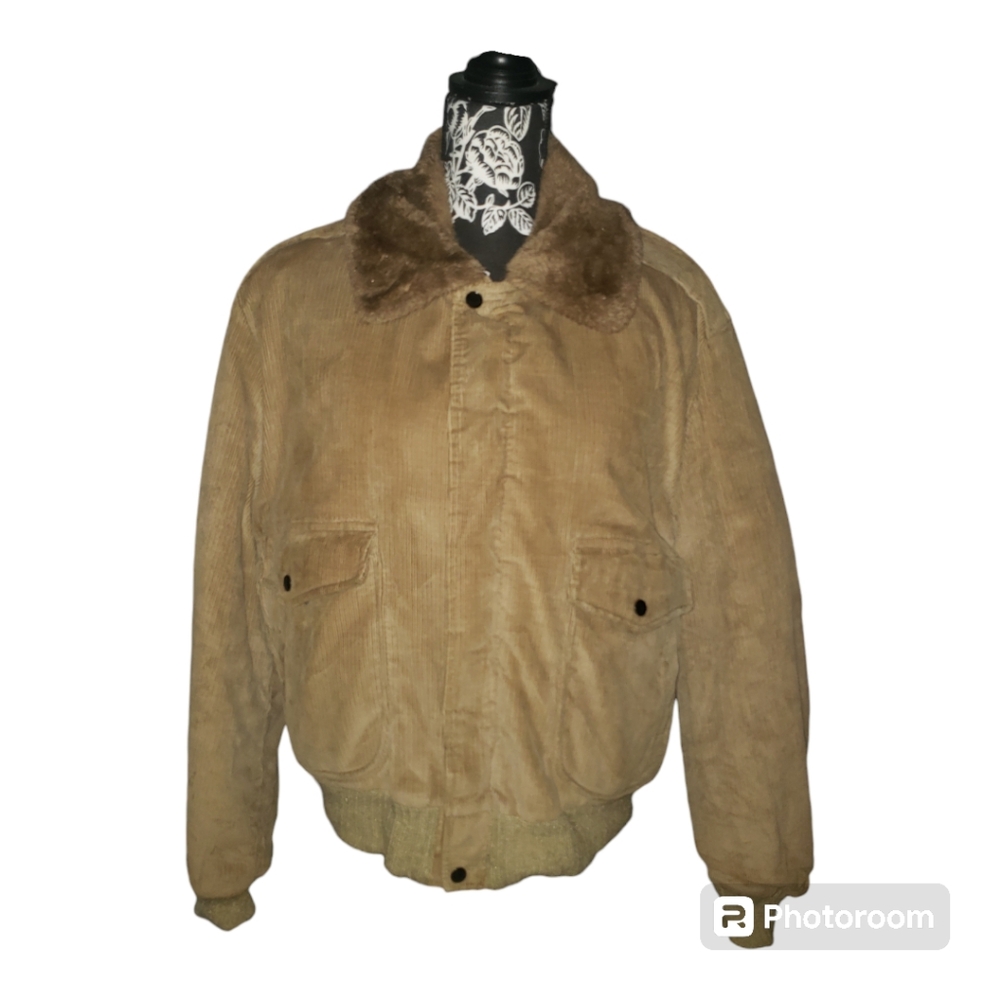 Vintage Cooper Men's Courdry Bomber Jacket (46)